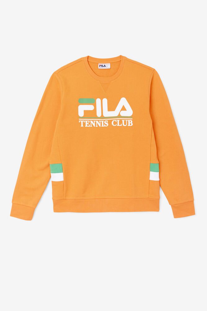 Fila Miesten Collegepaita Ameh Oranssi - TNYU-63789